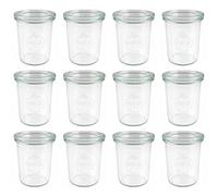 Weck Bocal en verre WAS Germany G 160 ml - Lot de 12