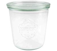 Weck Bocal/Moule au Bord Arrondi, Verre, Transparent, 580 ML