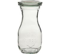 WECK Bouteille 4 pièces, avec couvercle, joint d'étanchéité, pince, contenu : 0,25 litre