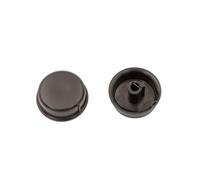 WECK Bouton rotatif noir pour minuterie - Pièce de rechange d'origine pour les machines de conservation Weck WAT 15, 25 et 35 - Poignée en plastique ajustée pour un réglage précis de l'heure lors de