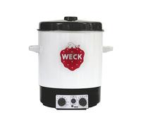 WECK Einkochautomat 29 l Ø35cm weiß emailliert mit Uhr