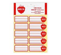 Weck Étiquettes autocollantes 080812 Lot de 100