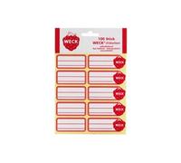 Weck etiquettes autocollantes set/100