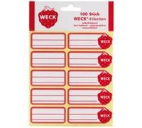 Weck Lot de 100 étiquettes Autocollantes 080812