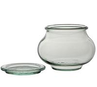 Weck Lot de 12 récipients en Verre avec Couvercle de 60 mm de diamètre, 220 ML Transparent