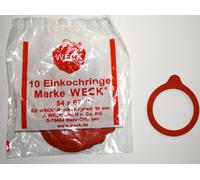 Weck Lot de 20 Joints en Caoutchouc 54x64 pour Pots à Confiture diamètre 60mm