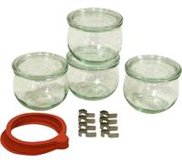 WECK Lot de 4 bocaux 0,5l forme tulipe