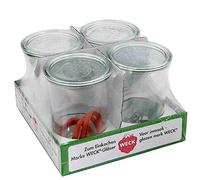 WECK Lot de 4 bocaux 850 ML