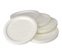 Weck Lot de 5 grands couvercles en plastique Keep Fresh (grand = 100 mm, ouverture de 100 mm) compatibles avec les modèles 738, 739, 740, 741, 742, 743, 744, 745, 776, 748, 974