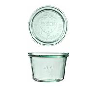 Weck, MOLD pot 370 ml avec couvercle - pack de 6, pour les conserves, Réutilisable, Peut être mis au congélateur, Peut être mis au four, Couvercle inclus, conserves, bocaux, stockage