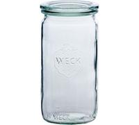 WECK Pot cylindrique 340 ml avec couvercle en verre - pack de 6