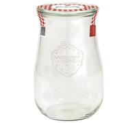 Weck Rundrandglas Tulpe 1750ml mit Deckel 100mm Einkochwelt