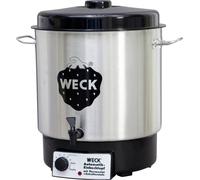 WECK Stérilisateur/distributeur de boissons chaudes avec centrifugeuse acier inoxydable, noir