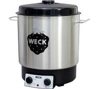 WECK Stérilisateur/distributeur de boissons chaudes acier inoxydable, noir