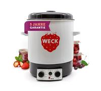 Weck Stérilisateur électrique WAT 15, 29 litres, Émail, Autocuiseur programmable avec thermostat et minuterie