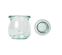 Weck Tulip Lot de 12 bocaux 75 ml | en verre avec couvercles pour conserves, jus de fruits, conservation hermétique des ingrédients secs