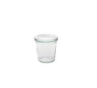 WECK Verre à bord arrondi linteau 290 ml avec couvercle 80mm