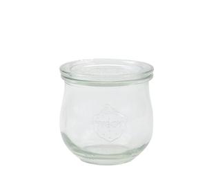 Weck -Verre tulipe, bord rond, verre transparent, 370 ml