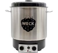 Weck Stérilisateur WAT 25 – automatique avec minuterie – acier inoxydable noir