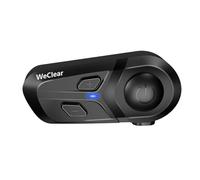 WeClear L1 Casque de moto Bluetooth avec assistant vocal, réduction du bruit, haut-parleur HiFi 40 mm, étanche IP67