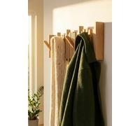 WECO Porte-manteau mural (Vernis transparent, 50,5 cm, 6 crochets)