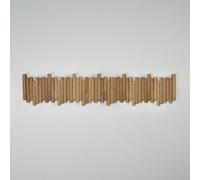WECO Porte-manteau mural (Vernis transparent, 99 cm, 12 crochets)