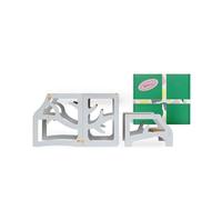 Weco Tour d'apprentissage 3 en 1 pour enfant avec marchepied - Bureau blanc Montessori - Meuble de cuisine pliable (gris)