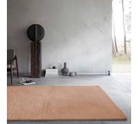 Wecon Home Basics Tapis moelleux à poils longs - Design élégant et élégant pour salon, chambre à coucher et plus - Anna (80 x 150 cm, abricot)