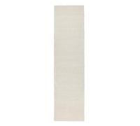 Wecon Home, Tapis moderne à poils longs - Style berbère - Pour salon, couloir, chambre à coucher - Studio Zero (80 x 300 cm, crème)