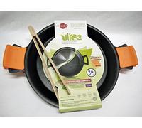 wecook 15034 Poêle à paella en aluminium au sang vitae, 34 cm