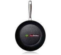 WECOOK! Ecochef Titane Poêle à Frire 20cm, Induction, Antiadhésive QUANTANIUM 5 Couches, Écologique sans PFOA, Aluminium Forgé, Épaisseur 4 mm, Vitrocéramique, Gaz, Lave-vaisselle