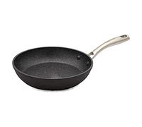 WECOOK! Ecochef Titane Poêle à Frire 26cm, Induction, Antiadhésive QUANTANIUM 5 Couches, Écologique sans PFOA, Aluminium Forgé, Épaisseur 4 mm, Vitrocéramique, Gaz, Lave-vaisselle