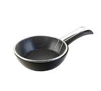 WECOOK! Ecogreen Friteuse/Faitout avec Panier, 28cm Induction, Antiadhésive XYLAN Plus Écologique sans PFOA, Aluminium Pressé, Protecteur en Tissu, Vitrocéramique, Gaz, Lave-vaisselle