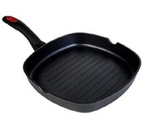 WECOOK! Ecostone Poêle à Griller Induction Ondulé, 28 x 28 cm, Antiadhésive XYLAN Plus Écologique sans PFOA, Aluminium Forgé, Épaisseur 4 mm, Vitrocéramique, Gaz, Lave-vaisselle