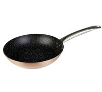 WECOOK! Professional Poêle à Frire 20cm, Induction, Pierre Antiadhésive sans PFOA, Aluminium Forgé, Épaisseur 2,8 mm, Copper, Poignée en Acier Inox., Vitrocéramique, Gaz, Four