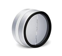 WeCooper Vanne de retrait DN150 mm, hotte en acier galvanisé avec joints en caoutchouc en aluminium