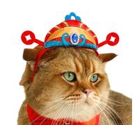 Wectirc Chapeau pour animal de compagnie du Nouvel An chinois | Chapeau porte-bonheur pour le printemps et le Nouvel An - Décorations de Nouvel An pour animaux de compagnie, fournitures de déguisement