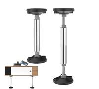 Wectirc Pied de support pour commode - Poteau de soutien anti-chute en acier inoxydable, 2 pieds de support résistants à l'usure, poteau d'armoire domestique pour tiroirs, tables