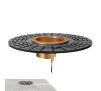 Wectirc Prévention de refoulement de vidange de sol - Noyaux de vidange de douche en cuivre - Noyau de valve de vidange d'égout - Crépine d'évier à drainage rapide pour la maison et la salle de bain