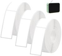 WEDAMOO 3 Rouleaux Ruban D'éTiquettes Thermiques Autocollantes 12 x 40 mm