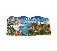 Wedare Magnet Souvenir 3D Majorque Espagne Réfrigérateur Réfrigérateur Touriste Souvenirs À La Main Résine Artisanat Magnétique Autocollants Maison Cuisine Décoration Voyage Cadeau
