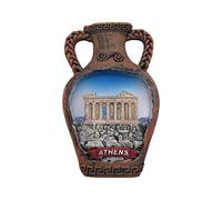 Wedare Magnet Souvenir Athènes Grèce 3D Aimant pour Réfrigérateur Touriste Souvenirs Résine Magnétique Autocollants Aimant De Réfrigérateur Maison & Cuisine Décoration de La Chine