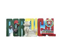 Wedare Magnet Souvenir Lettres du Portugal 3D Aimant de réfrigérateur touriste Souvenirs résine Autocollants magnétiques Aimant de réfrigérateur décoration de Maison et Cuisine de Chine
