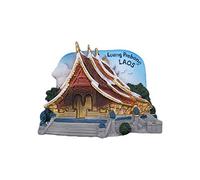 Wedare Magnet Souvenir Luang Prabang Laos 3D Aimant pour Réfrigérateur Touriste Souvenirs Résine Magnétique Autocollants Aimant De Réfrigérateur Maison & Cuisine Décoration de La Chine