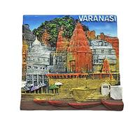 Wedaredai Bénarès India 3d Dasawamadh Ghat (aimant de réfrigérateur souvenir de Tourist Travel Autocollant, Inde Aimant de réfrigérateur, maison et décoration de cuisine Collection à partir de Chine