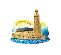 Wedaredai Maroc Casablanca 3d Aimant de réfrigérateur touristique souvenir de voyage Autocollant Aimant de réfrigérateur, Maroc, maison et décoration de cuisine Collection à partir de Chine