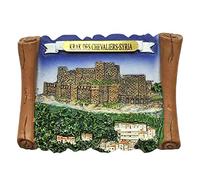 Wedaredai Syrie Knights Fort 3d Aimant de réfrigérateur souvenir de Tourist Travel Autocollant, Syrie Aimant de réfrigérateur, maison et décoration de cuisine Collection à partir de Chine