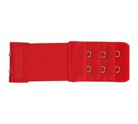 WedDecor 1 Pack Femme Soutien-Gorge Extender 3 Pack 2 Rangées Rouge Elastique Extensible Doux Flexible et Confortable Soutien-Gorge Extender 9 x 3,2 cm pour Femmes Enceintes et Usage Quotidien