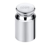 WedDecor 1 poids d'étalonnage en acier inoxydable 500 g pour balances numériques, balances de poche, bijoux, cuisine et laboratoires scientifiques - Ensemble de poids d'étalonnage précis chromé