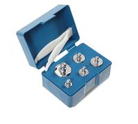 WedDecor 105g Calibrage Outil Plaqué Nickel Acier Inoxydable Haut Précision Poids pour Calibrating Électronique, Numérique Balances, Analogue Pesage Bijouterie Poche Balances, 5Pcs, 5g pour 50g